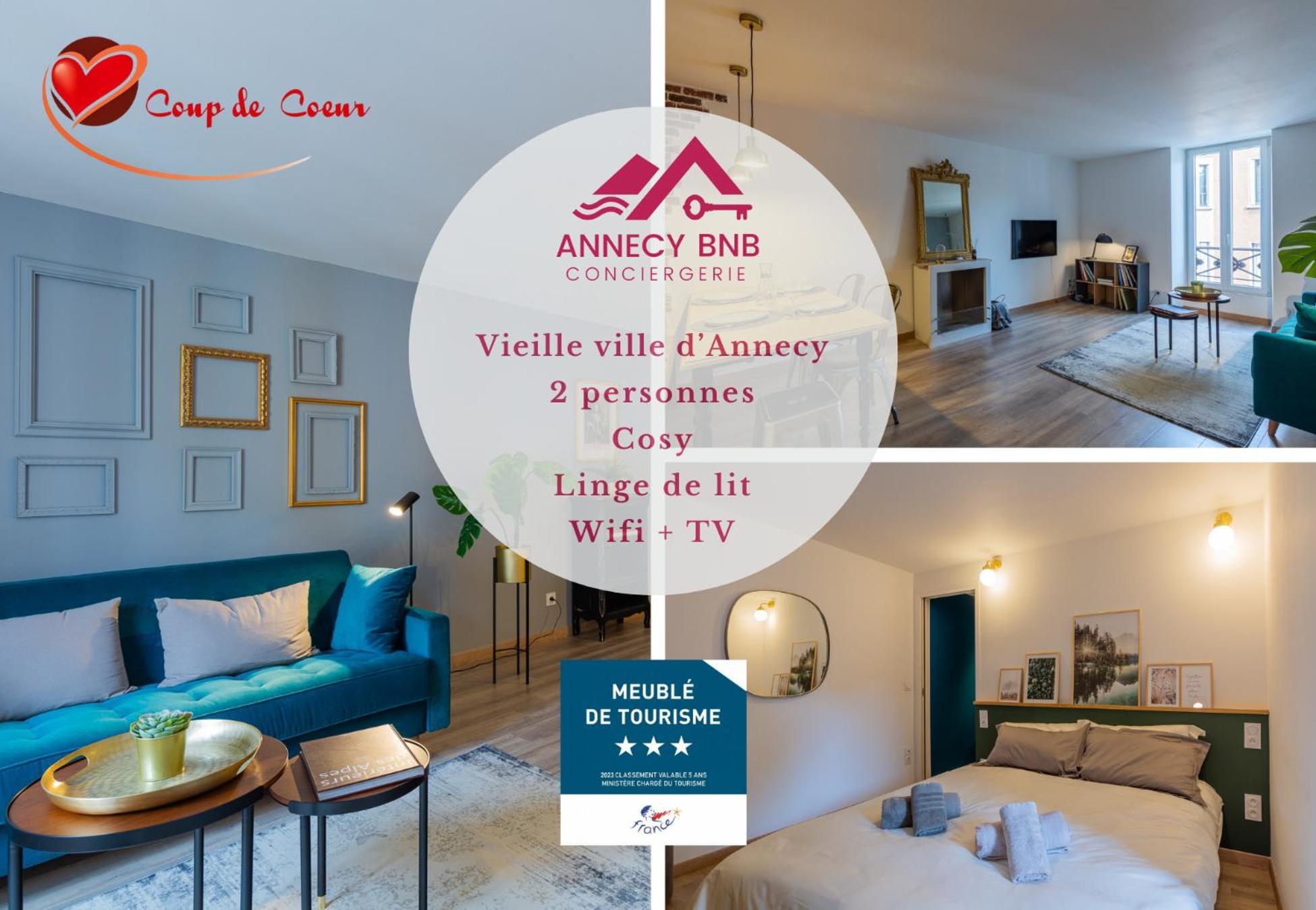 Les Cordeliers: 2 Pers, Cosy & Coeur Vieille Ville Annecy Exteriér fotografie